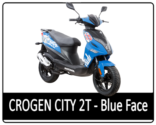 Motowell Crogen City 2T Blue Face